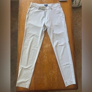 Peter Millar Ankle Blade Pant. Size 30-30. Tailored Fit. Like New. British Grey